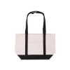 Cotton Canvas Boat Tote Bag - Black