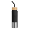 Playa 24 oz Stainless Steel Tumbler With Bamboo Lid - Black