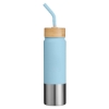 Playa 24 oz Stainless Steel Tumbler With Bamboo Lid - Ice Blue