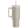 40 oz Aspen Vacuum Insulated Stainless Steel Tumbler With Handle - Sand Beige