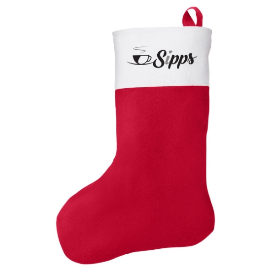 Felt Holiday Christmas Stocking