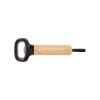 Bamboo Bottle Opener with Silicone Strap