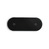 Light-Up-Your-Logo Duo Wireless Charging Pads - Black