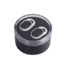 Wireless In-Ear Buds In Round Case - White