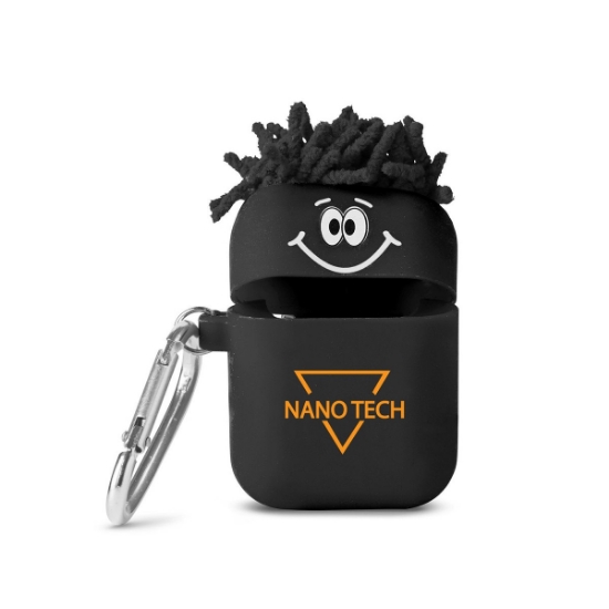 Silicone Earbud Case With Carabiner