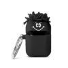 Silicone Earbud Case With Carabiner - Black