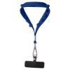 Push Pop Wrist Strap Keychain With Phone Holder - Navy