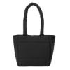 Eco Friendly Quilted Lunch Cooler Tote Bag - Black