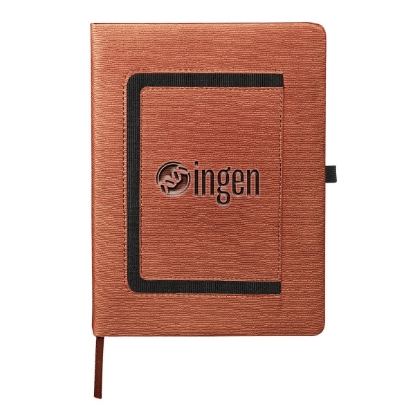 Roma Journal With Horizontal Phone Pocket 7.5" X 9.875"