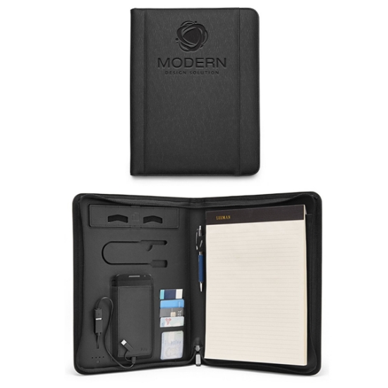 Roma Tech Portfolio With Power Bank And Wireless Charger