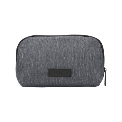Versa Eco Friendly Tech Organizer Pouch - Black Heather