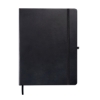 Tuscany Large Hardcover Journal Notebook 7.5" x 9.875" - Black