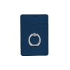 Tuscany Card Holder with Metal Ring Phone Stand - Blue-Navy