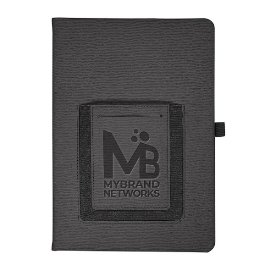 Roma Journal Notebook With Phone Pocket 5.625" X 8.25"