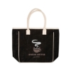 Seville Jute & Canvas Tote Bag