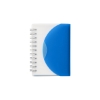 Curve Small Spiral Notebook 3.25" x 4.25" - Translucent Royal