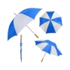 60" Arc Jumbo Golf Umbrella - Black-White