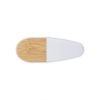 Recycled PS & Bamboo Magnetic Memo Clip - White