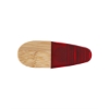 Recycled PS & Bamboo Magnetic Memo Clip - Translucent Red