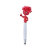 Thumbs Up Screen Cleaner With Stylus Pen - Red