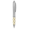 Safety Awareness Construction Hard Hat Ballpoint Pen - Silver