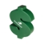 Dollar Money Sign Shape Stress Ball