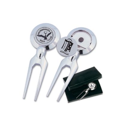 Woodbury Chrome-Plated Divot Fixer