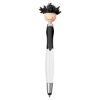 Multicultural Screen Cleaner With Stylus Pen - Black
