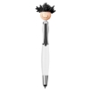 Multicultural Screen Cleaner With Stylus Pen - White