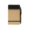 Pocket Note Jotter Notebook & Pen 3" X 5" - Black