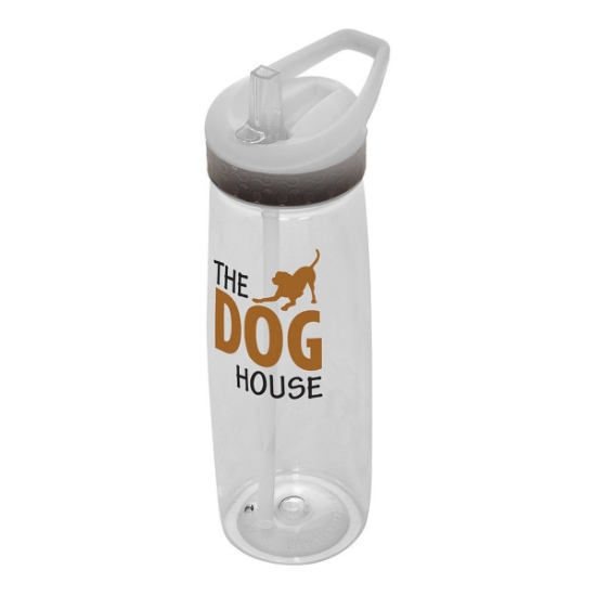 28 oz Wave Bottle With Flip Up Straw