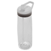 28 oz Wave Bottle With Flip Up Straw - Clear