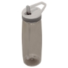 28 oz Wave Bottle With Flip Up Straw - Translucent Smoke