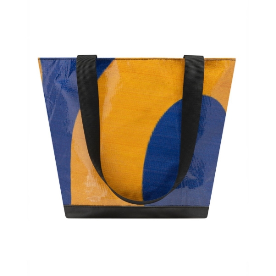 Mini Blake Recycled PVC Unique Tote Bag - Black/Multi