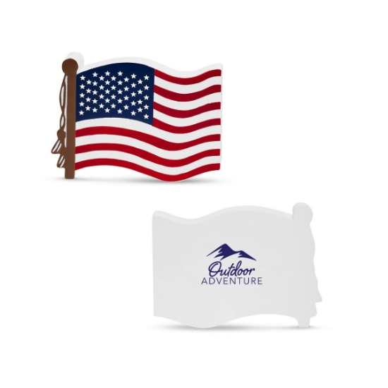 Patriotic USA Flag Shape Stress Ball