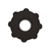 Finger Spinning Pop It Fidget Sensory Toy - Black