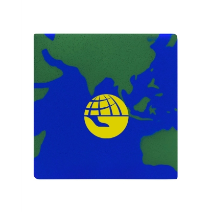 Earth Cube Shape Stress Ball