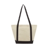 10 oz Doris Recycled PolyCotton Tote Bag - Black