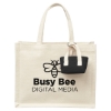 Mini Recycled Cotton Tote Bag with Charm