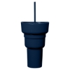 1L Recycled PP Stadium Tumbler with Snack Bowl - Sport Dark Navy