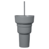 1L Recycled PP Stadium Tumbler with Snack Bowl - Sport Graphite