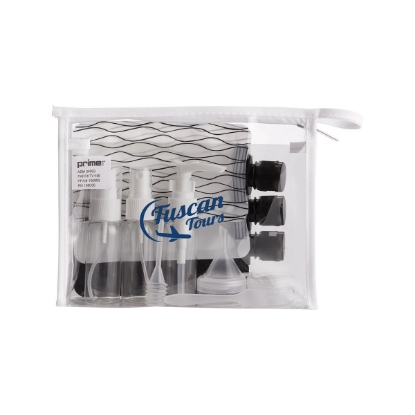 In Transit Travel Bottle Set And Bag