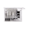 In Transit Travel Bottle Set And Bag - White