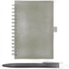 Terra Recycled Milk Carton Hard Cover Spiral A5 Notebook & Reborn Pen Set - Full-Color Inkjet - Sage
