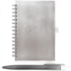 Terra Recycled Milk Carton Hard Cover Spiral A5 Notebook & Reborn Pen Set - Full-Color Inkjet - Dune