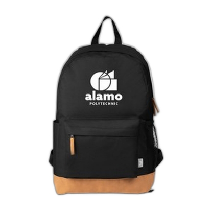 Journey Pack - 600D RPET Commuter Backpack - Silkscreen - Black