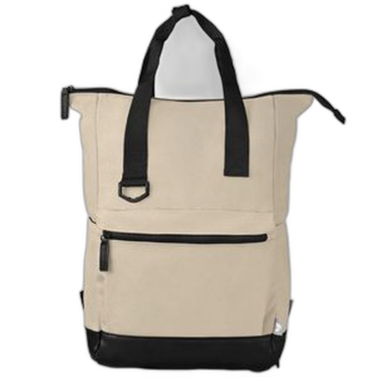 Odyssey Pack Recycled Cotton Canvas Tote Bag - 16 oz. - Heat Transfer - Dune