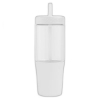 Polar Recycled Plastic Dual Tone Straw Tumbler - 40 oz. - Silkscreen - White