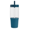 Polar Recycled Plastic Dual Tone Straw Tumbler - 40 oz. - Full-Color Inkjet - Navy Blue