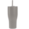 Majesty Recycled Stainless Steel Straw Tumbler - 30 oz. - Silkscreen - Dune